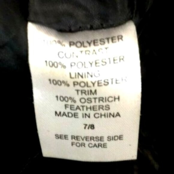 One-Shoulder Pleated Black Tie Feather Cocktail Dress Rhinestone Waist 8 Prom - Picture 11 of 12